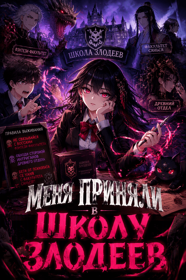 Меня приняли в школу злодеев