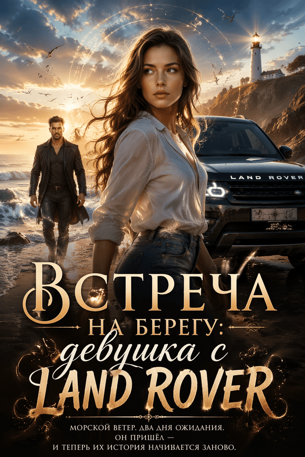 Встреча на берегу: девушка с Land Rover