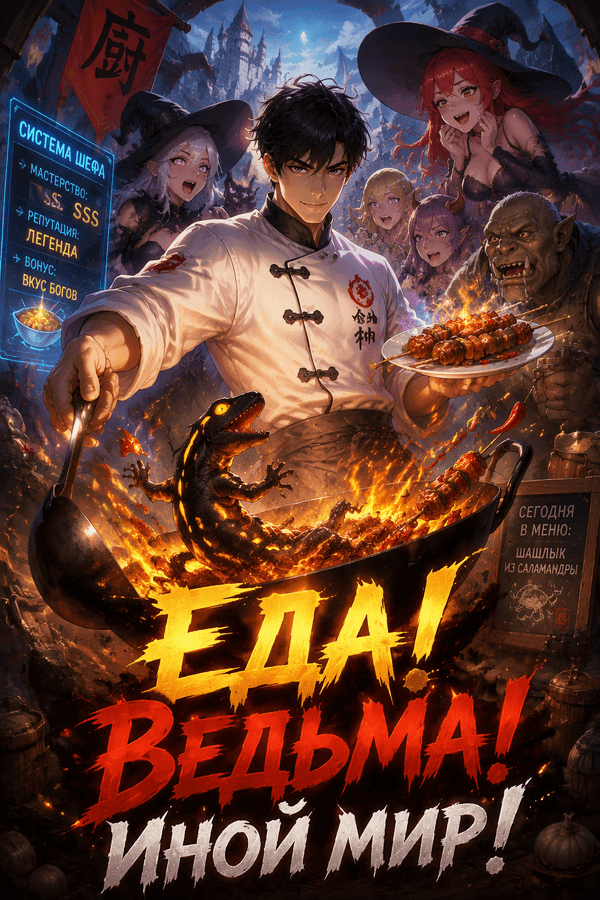 Еда! Ведьма! Иной мир!