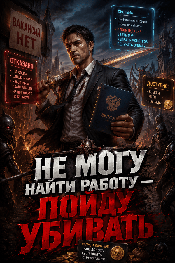 Не могу найти работу — пойду убивать