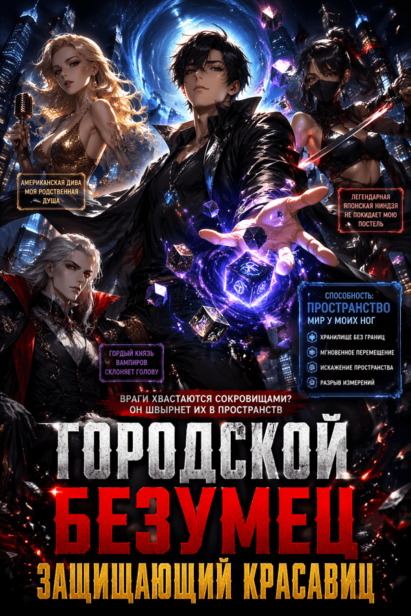 Городской безумец, защищающий красавиц