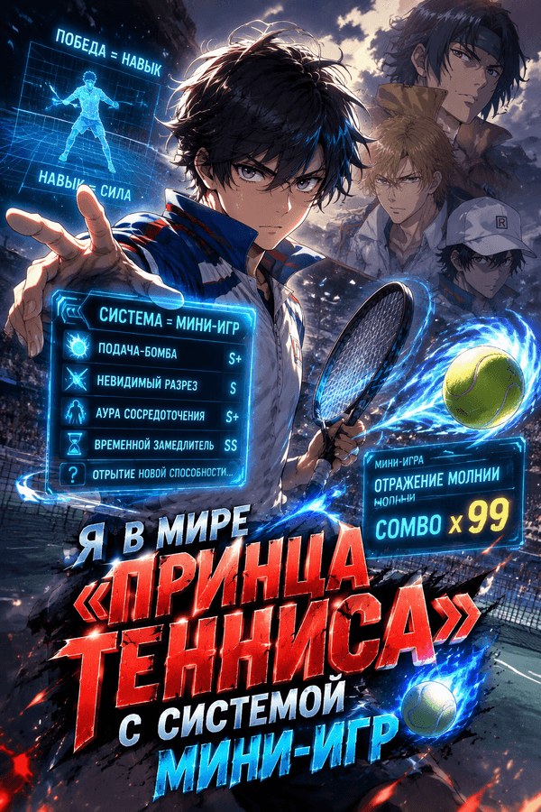 Я в мире «Принца тенниса» с системой мини-игр