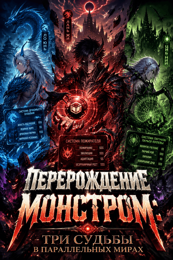 Перерождение монстром: Три судьбы в параллельных мирах