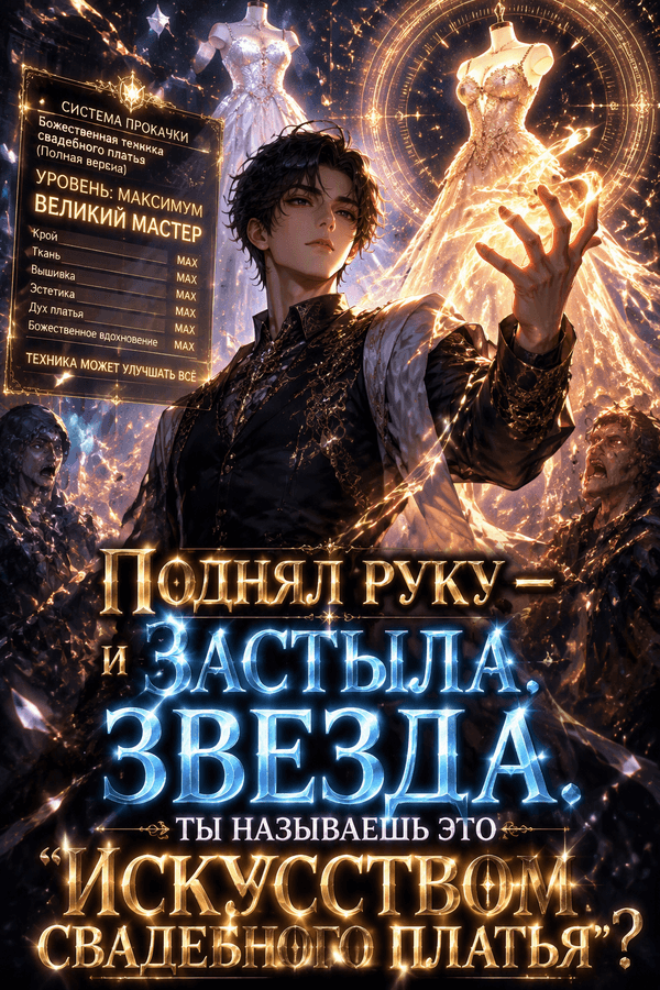 Поднял руку – и застыла звезда. Ты называешь это "Искусством свадебного платья"?