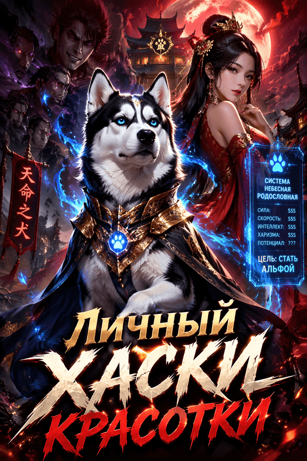 Личный хаски красотки