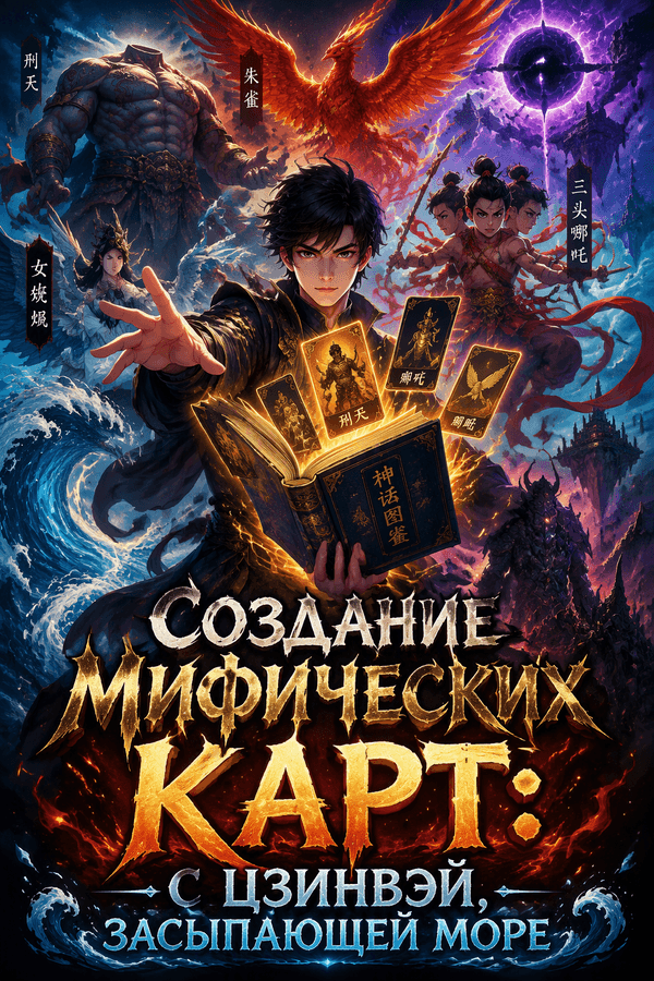 Создание мифических карт: С Цзинвэй, засыпающей море