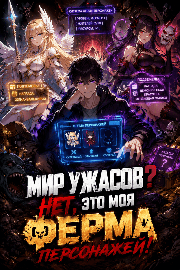 Мир ужасов? Нет, это моя ферма персонажей!
