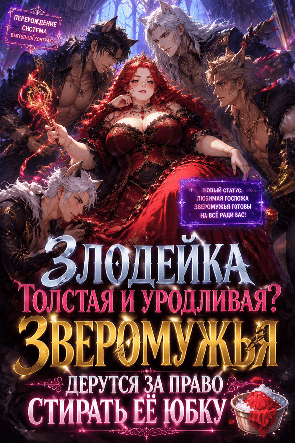 Злодейка толстая и уродливая? Зверомужья дерутся за право стирать её юбку