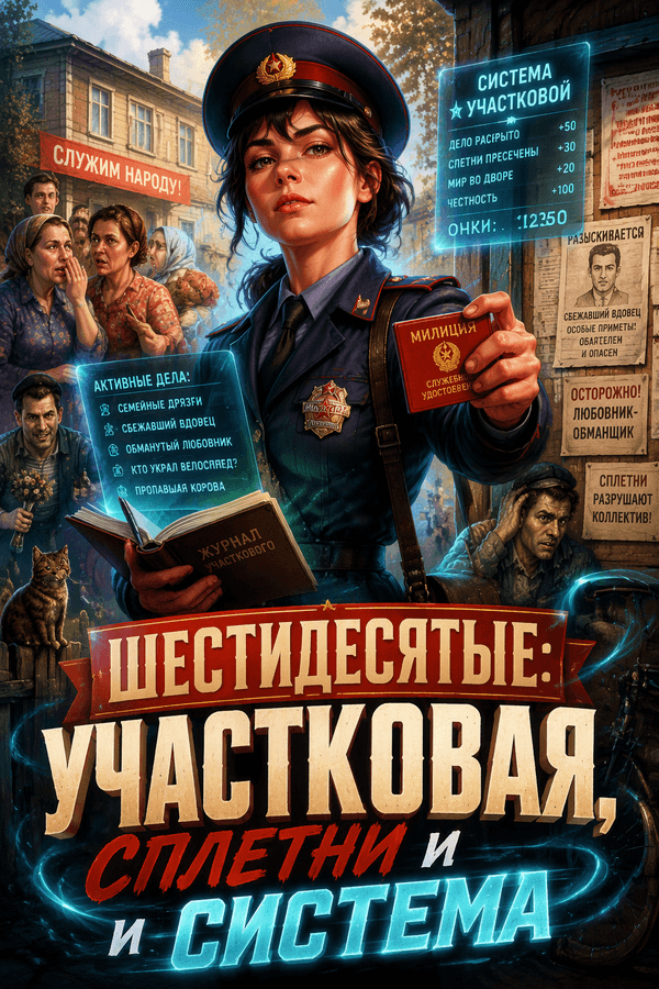 Шестидесятые: участковая, сплетни и система