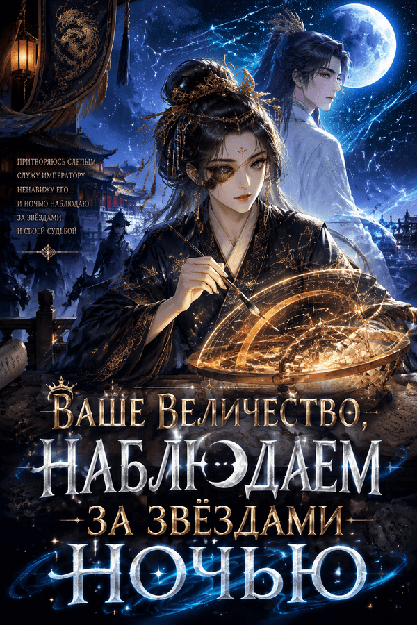 Ваше Величество, наблюдаем за звездами ночью