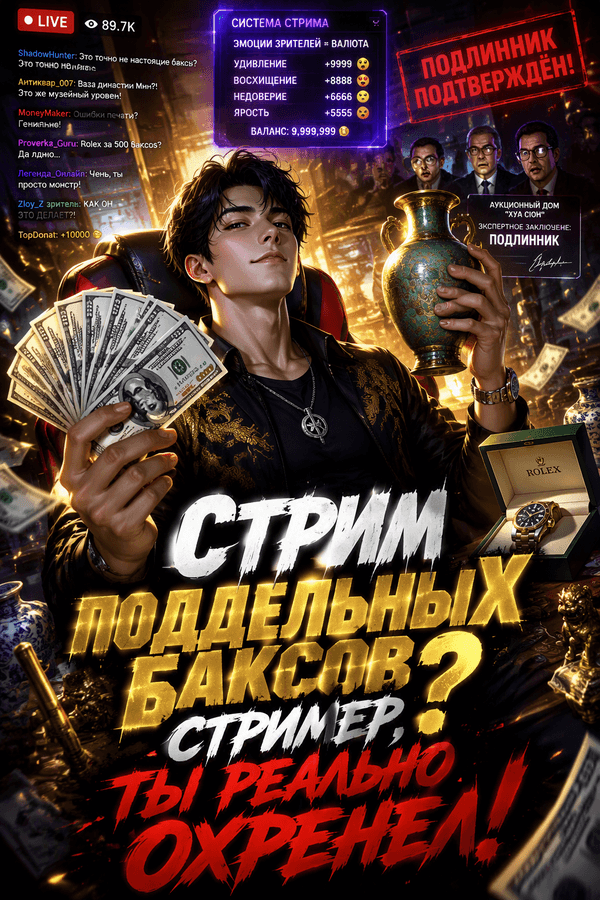 Стрим поддельных баксов? Стример, ты реально охренел!