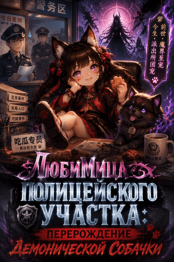 Любимица полицейского участка: перерождение демонической собачки
