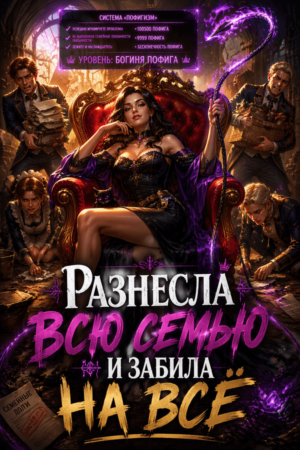 Разнесла всю семью и забила на всё
