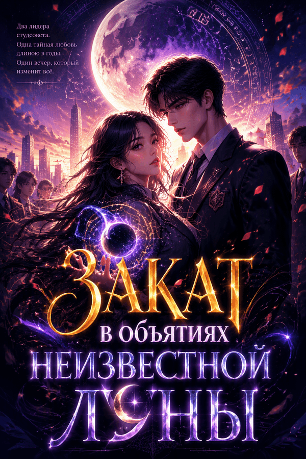 Закат в объятиях неизвестной луны