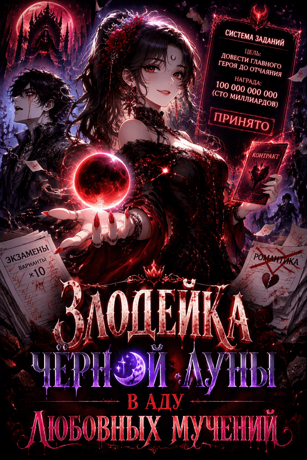 Злодейка чёрной луны в аду любовных мучений