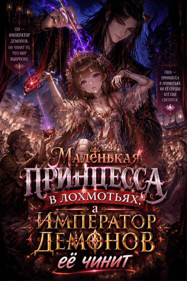 Маленькая принцесса в лохмотьях, а Император Демонов её чинит