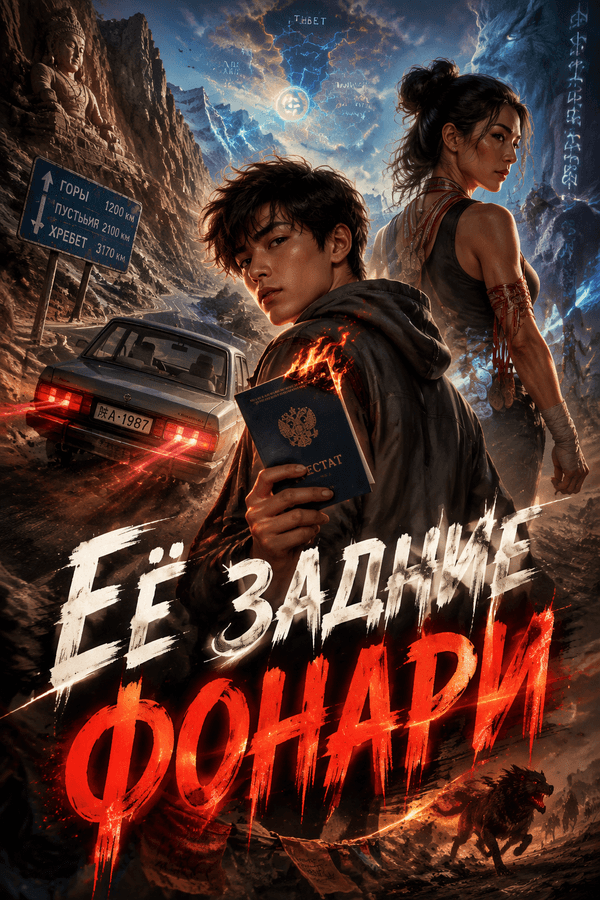 Её задние фонари