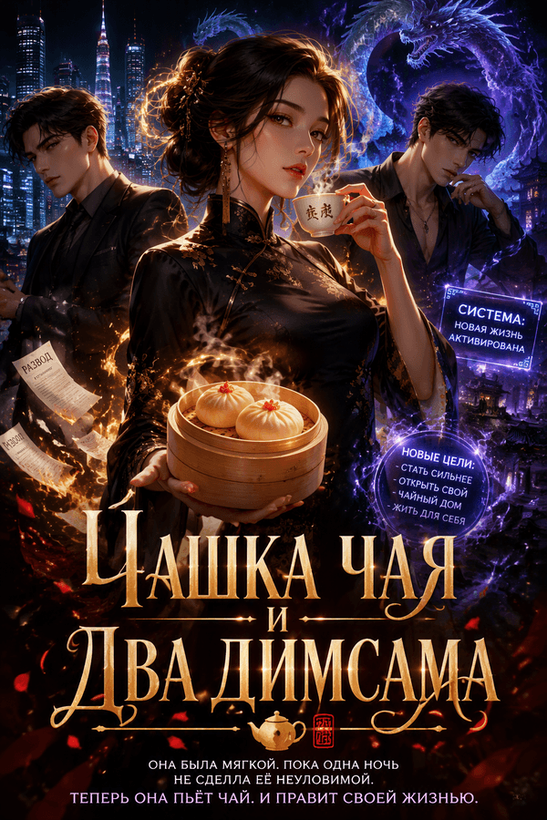 Чашка чая и два димсама