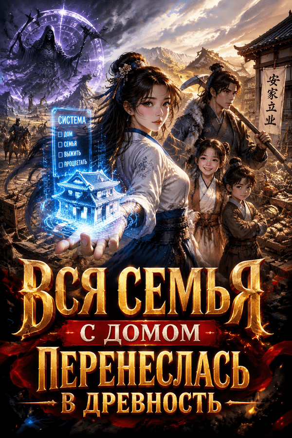 Вся семья с домом перенеслась в древность