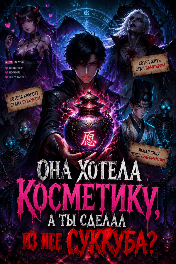 Она хотела косметику, а ты сделал из нее суккуба?