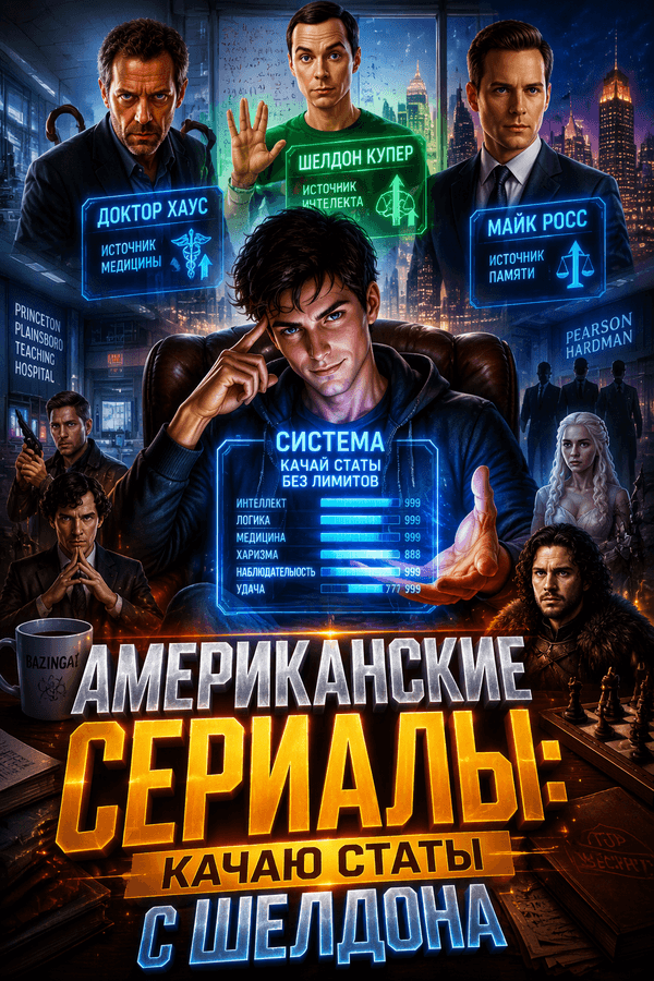 Американские сериалы: Качаю статы с Шелдона
