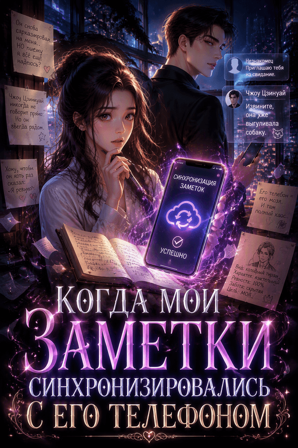 Когда мои заметки синхронизировались с его телефоном