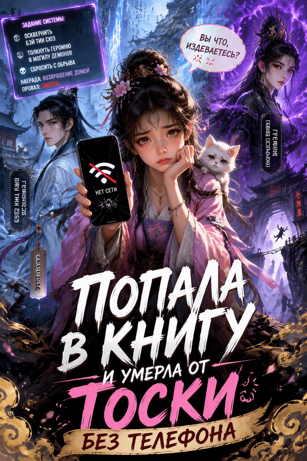 Попала в книгу и умерла от тоски без телефона