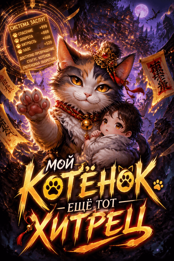 Мой котёнок — ещё тот хитрец