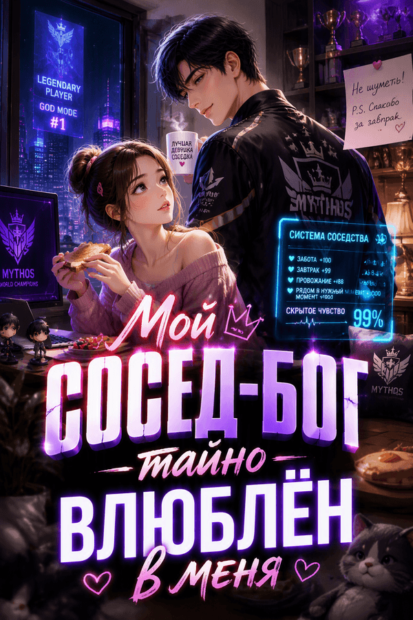 Мой сосед-бог тайно влюблён в меня