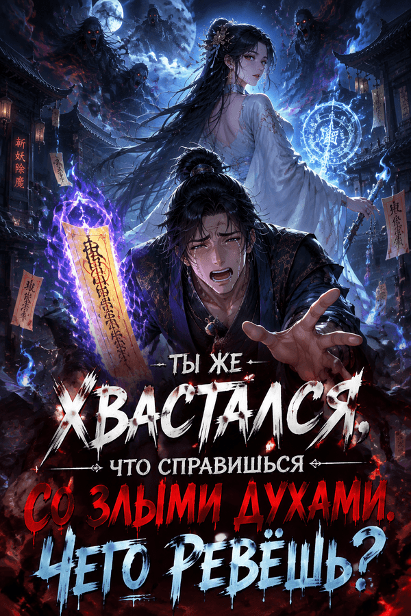 Ты же хвастался, что справишься со злыми духами. Чего ревёшь?