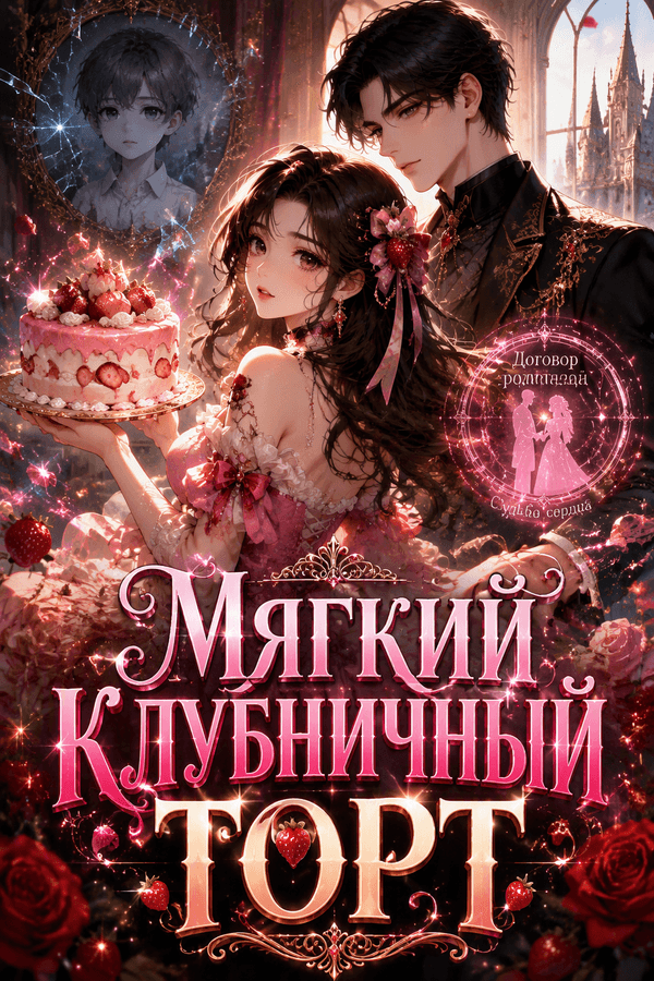 Мягкий клубничный торт