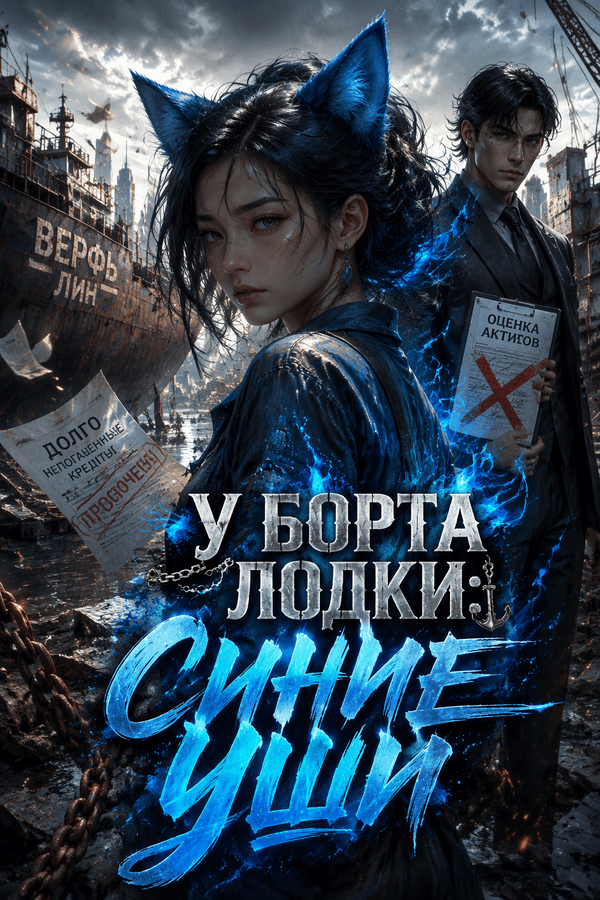 У борта лодки: синие уши