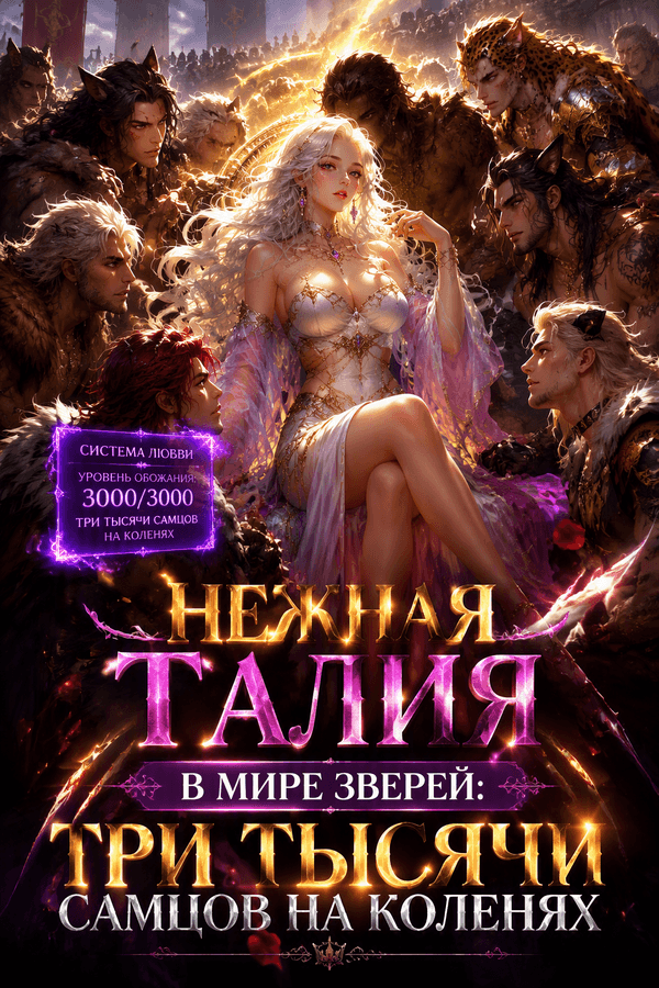 Нежная талия в мире зверей: три тысячи самцов на коленях