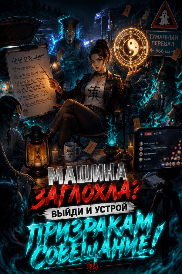 Машина заглохла? Выйди и устрой призракам совещание!