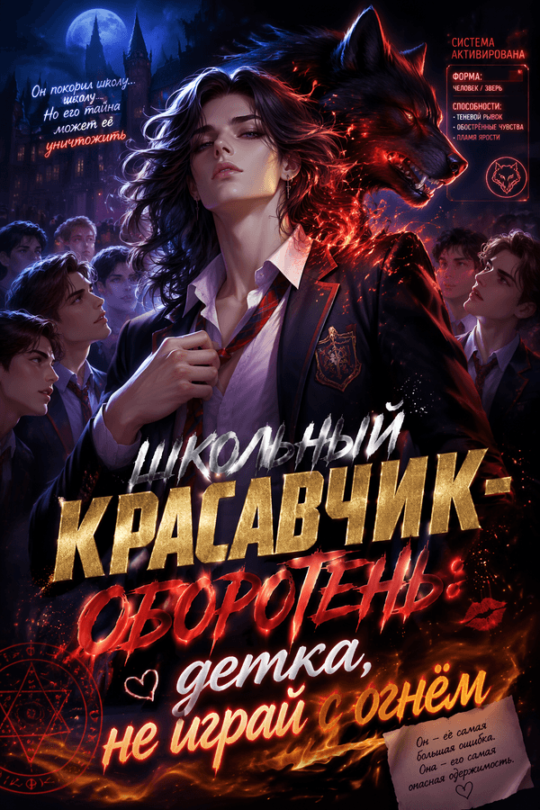Школьный красавчик-оборотень: детка, не играй с огнём