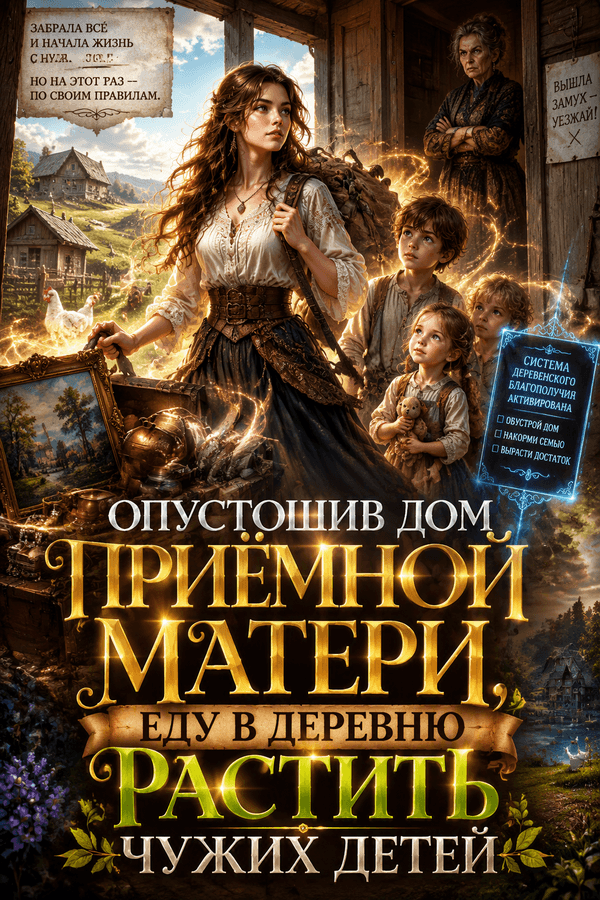 Опустошив дом приёмной матери, еду в деревню растить чужих детей