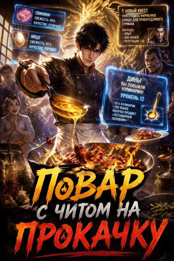 Повар с читом на прокачку