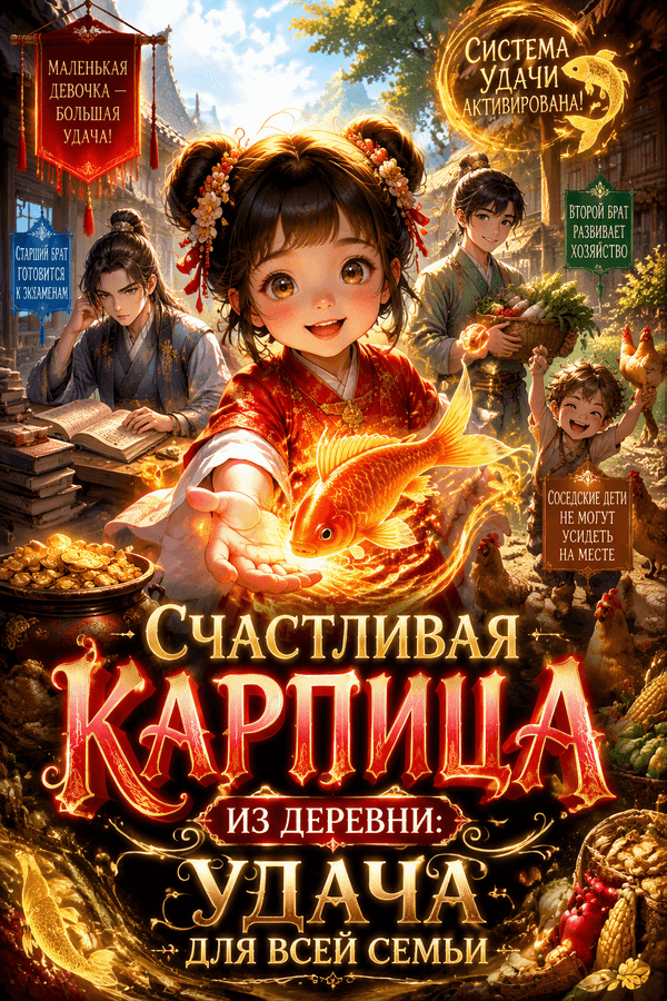 Счастливая карпица из деревни: удача для всей семьи
