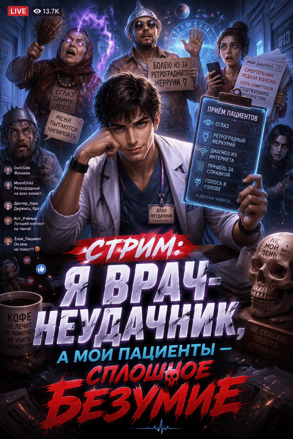 Стрим: Я врач-неудачник, а мои пациенты — сплошное безумие
