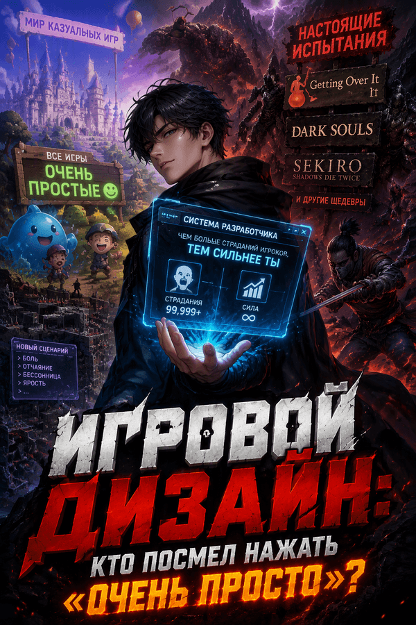Игровой дизайн: Кто посмел нажать «Очень просто»?
