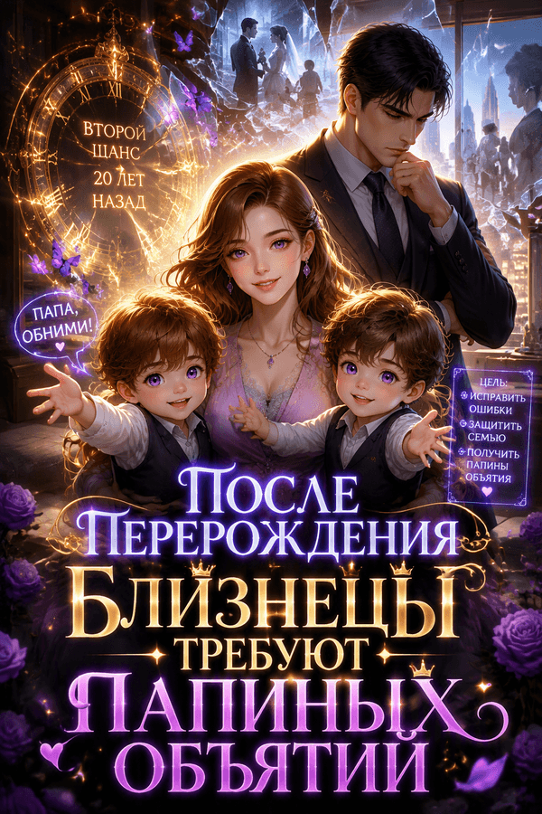 После перерождения близнецы требуют папиных объятий
