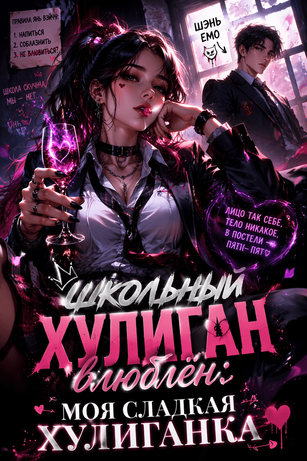 Школьный хулиган влюблён: моя сладкая хулиганка