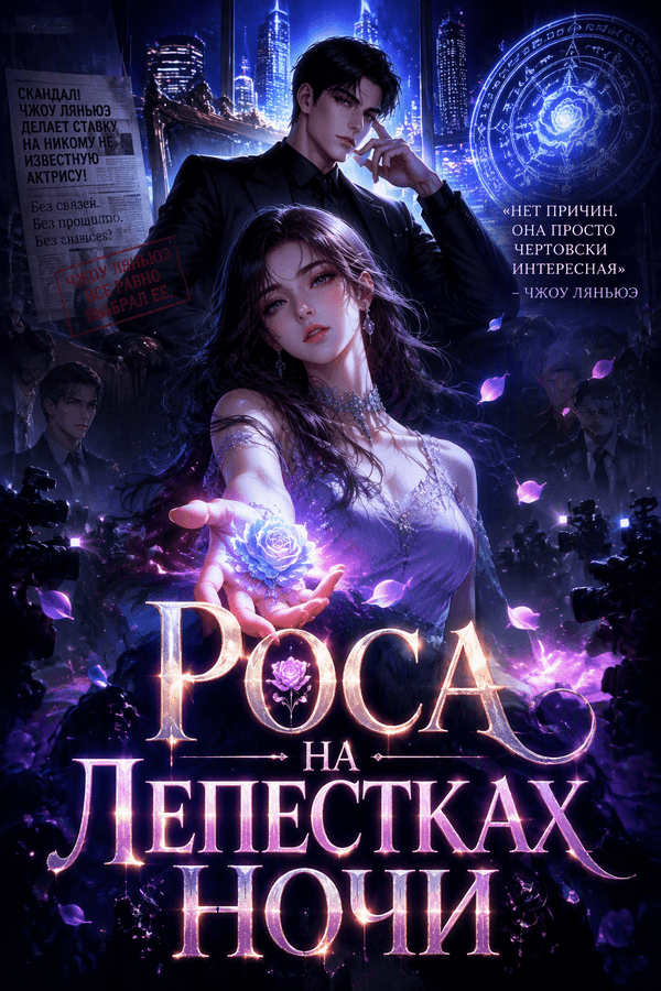 Роса на лепестках ночи