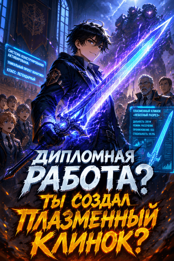 Дипломная работа? Ты создал плазменный клинок?