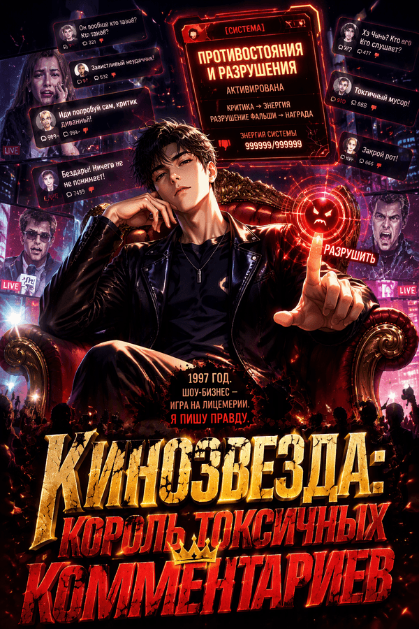 Кинозвезда: Король токсичных комментариев