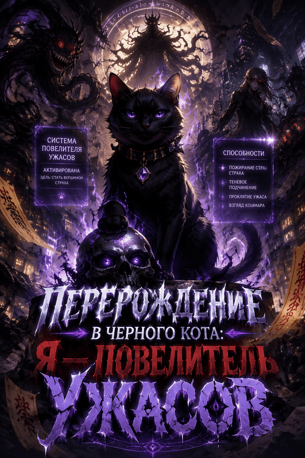 Перерождение в черного кота: Я — Повелитель ужасов