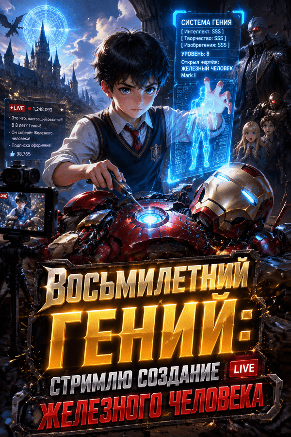 Восьмилетний гений: Стримлю создание Железного человека