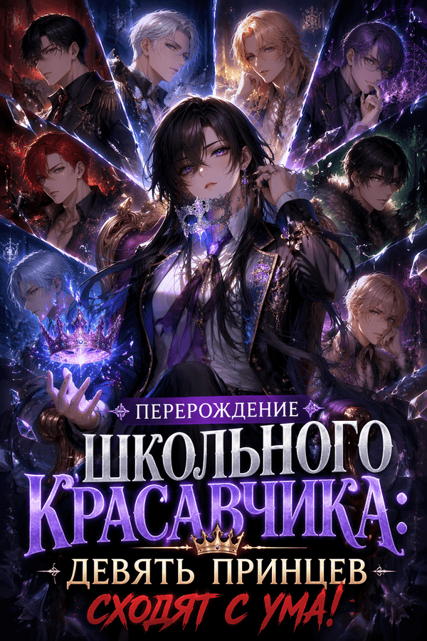 Перерождение школьного красавчика: Девять принцев сходят с ума!