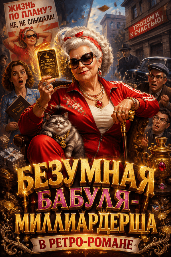 Безумная бабуля-миллиардерша в ретро-романе