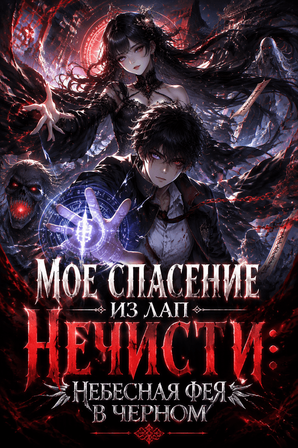 Мое спасение из лап нечисти: небесная фея в черном